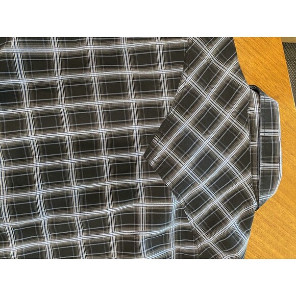 Cody James Authentic Western Apparel Shirt Sz XL Blue Plaid Pearl Snaps Cuffs - Picture 9 of 9